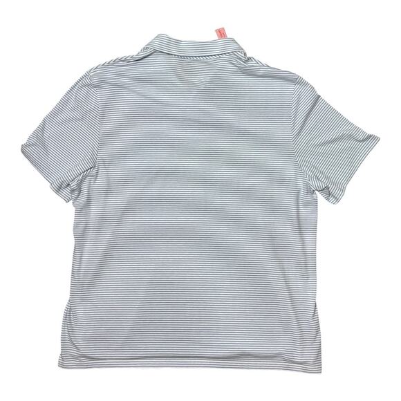 Vineyard Vines Blue and White Striped Cotton Polo - Size 2XL - NWT - Picture 4 of 4